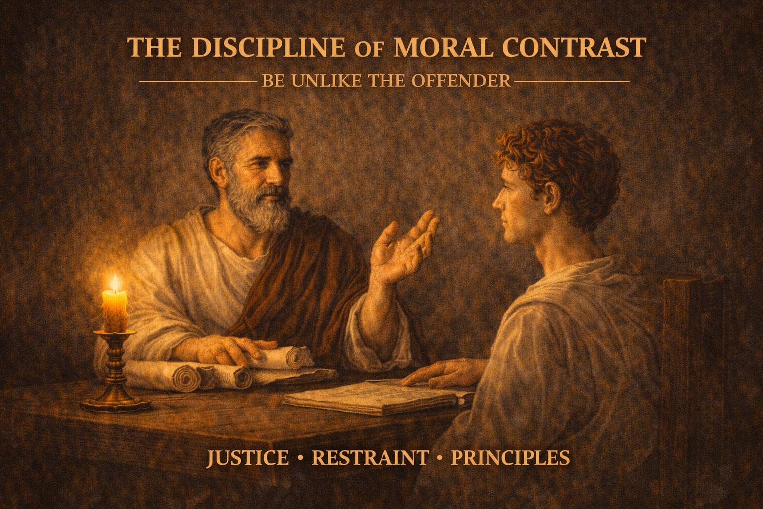 Book II, Section 15: Stoic justice does not ignore harm. It reframes response.